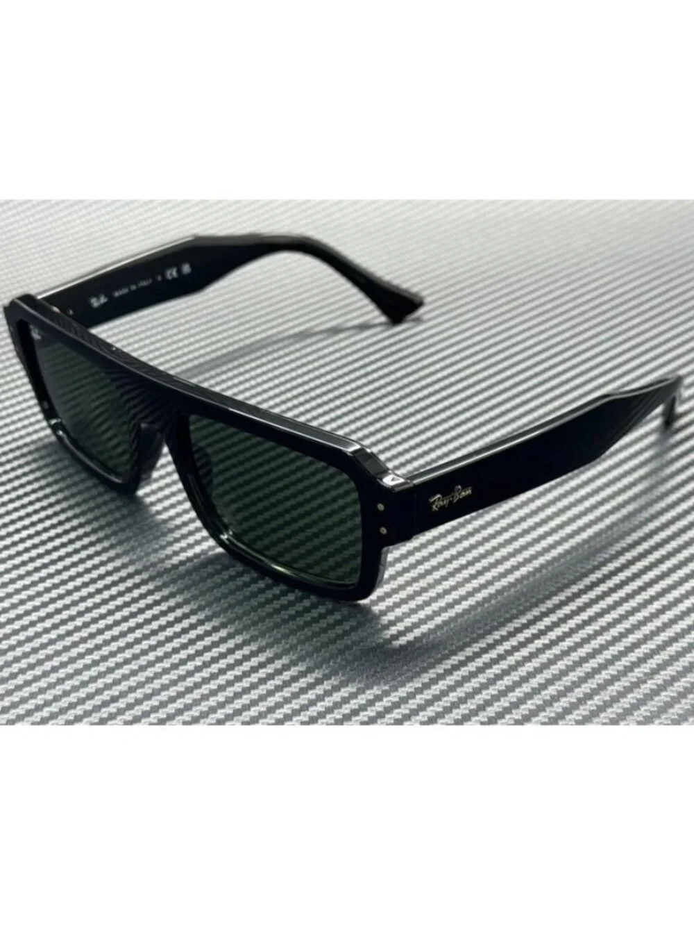 New Ray-Ban Men Black Sunglasses 53-20-145